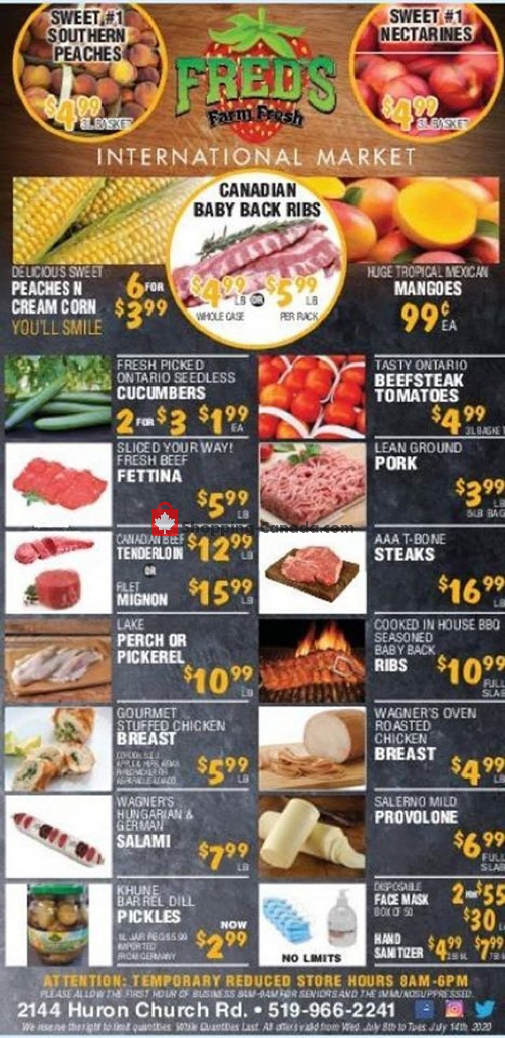 Fred's Farm Fresh flyer from Tuesday July 7, 2020 to Monday July 13, 2020 - page 1