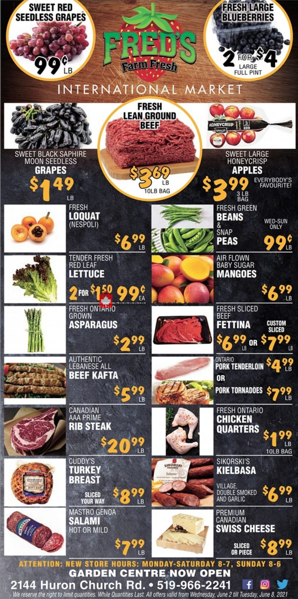 Fred's Farm Fresh flyer from Wednesday June 2, 2021 to Tuesday June 8, 2021 - page 1