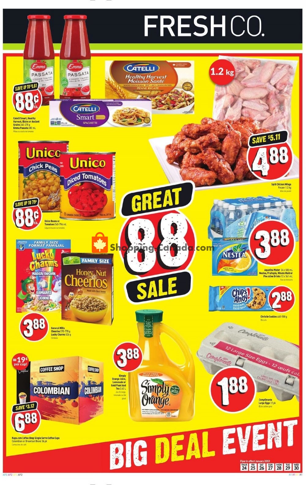FreshCo flyer from Thursday January 24, 2019 to Wednesday January 30, 2019 - page 1