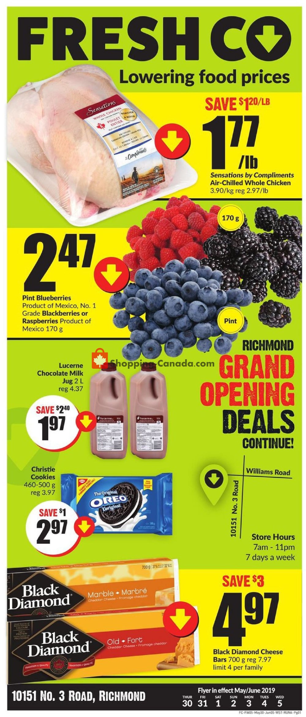 FreshCo flyer from Thursday May 30, 2019 to Wednesday June 5, 2019 - page 1
