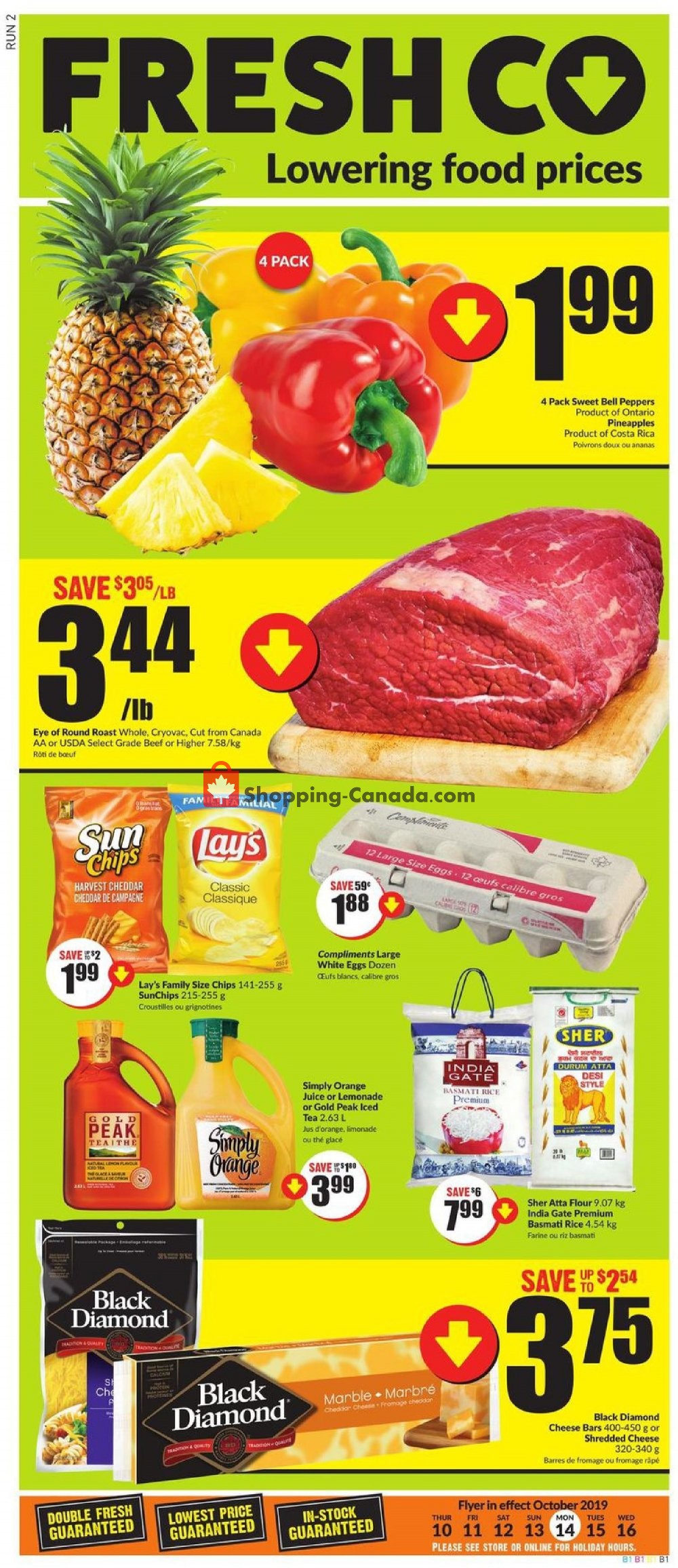 FreshCo flyer from Thursday October 10, 2019 to Wednesday October 16, 2019 - page 1