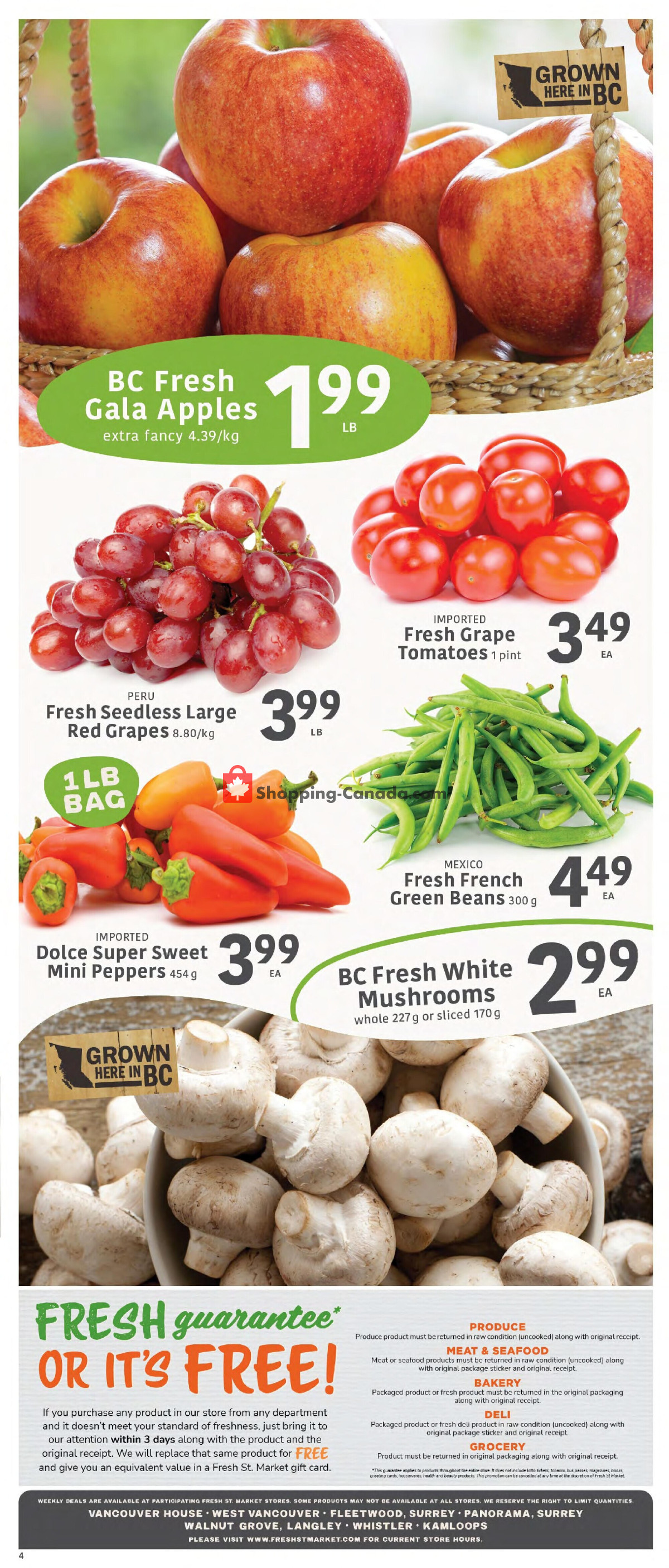 Fresh St. Market flyer from Friday March 8, 2024 to Thursday March 14, 2024 - page 4