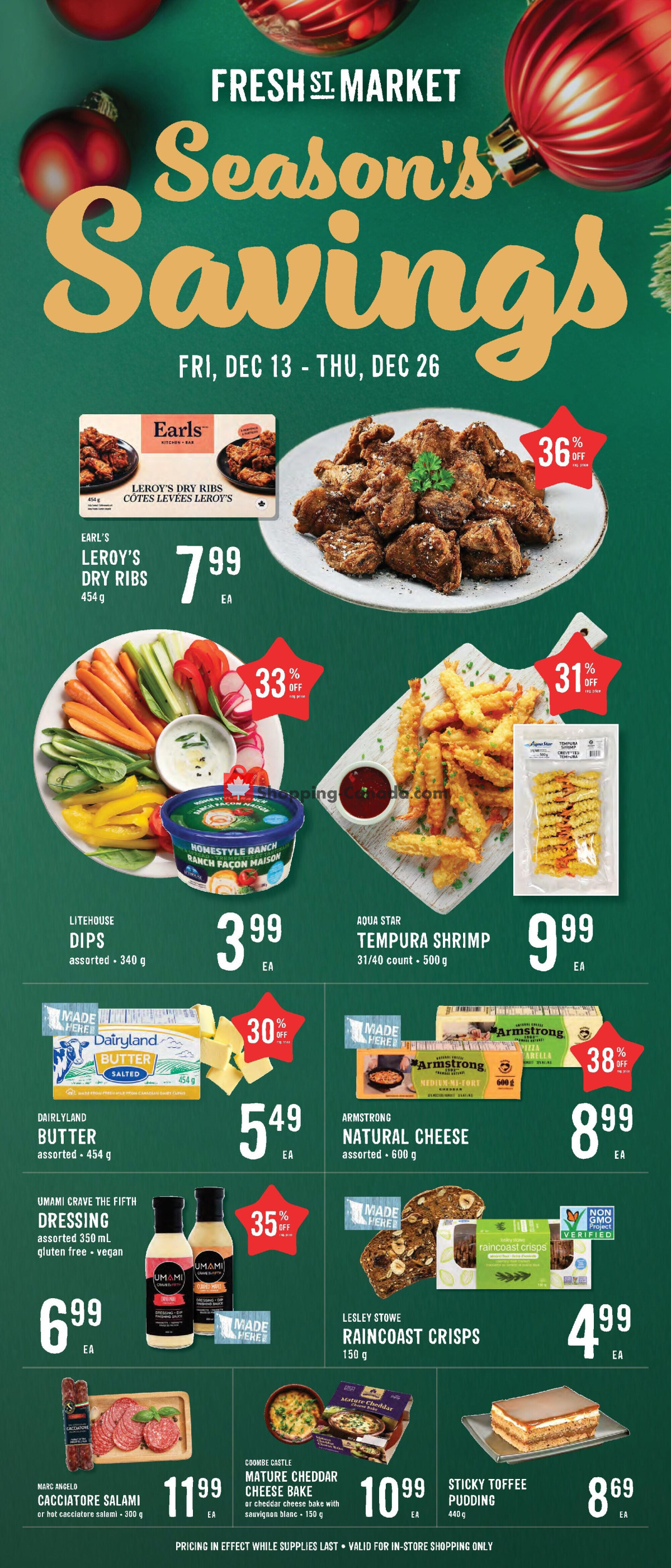 Fresh St. Market flyer from Friday December 13, 2024 to Thursday December 19, 2024 - page 3