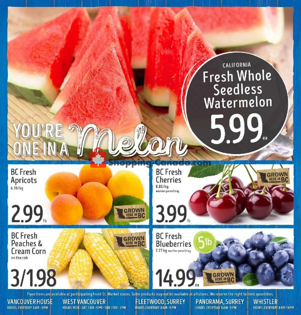 Fresh St. Market flyer from Friday July 31, 2020 to Thursday August 6, 2020 - page 4