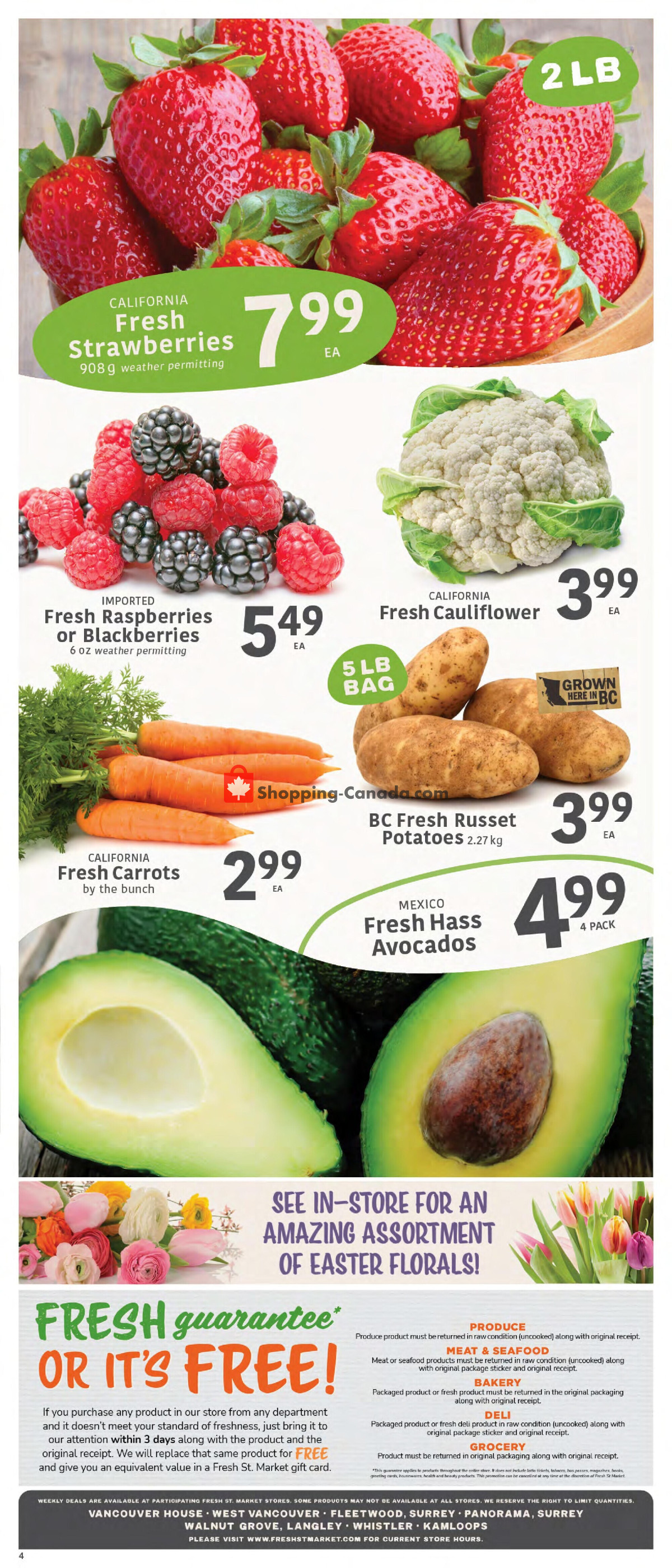 Fresh St. Market flyer from Friday March 29, 2024 to Thursday April 4, 2024 - page 4
