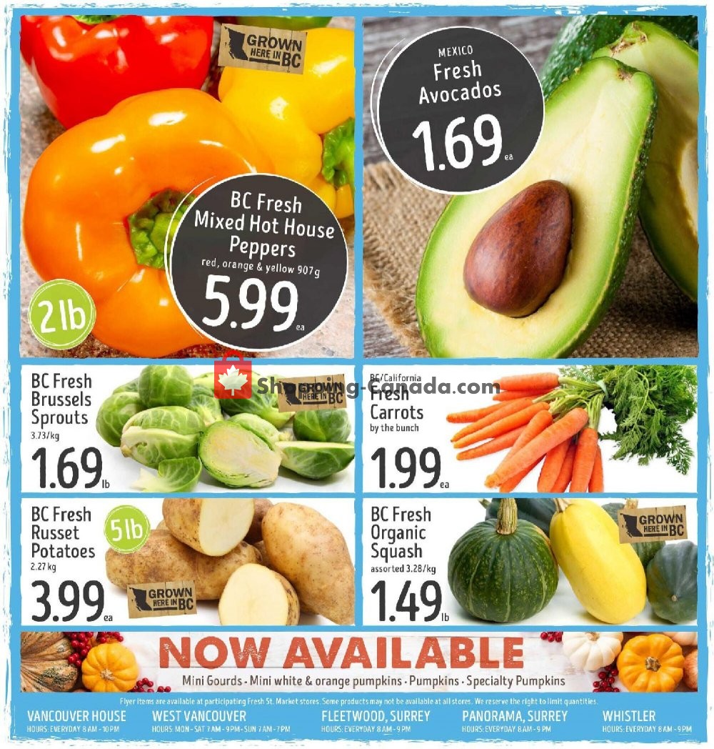 Fresh St. Market flyer from Friday October 9, 2020 to Thursday October 15, 2020 - page 4