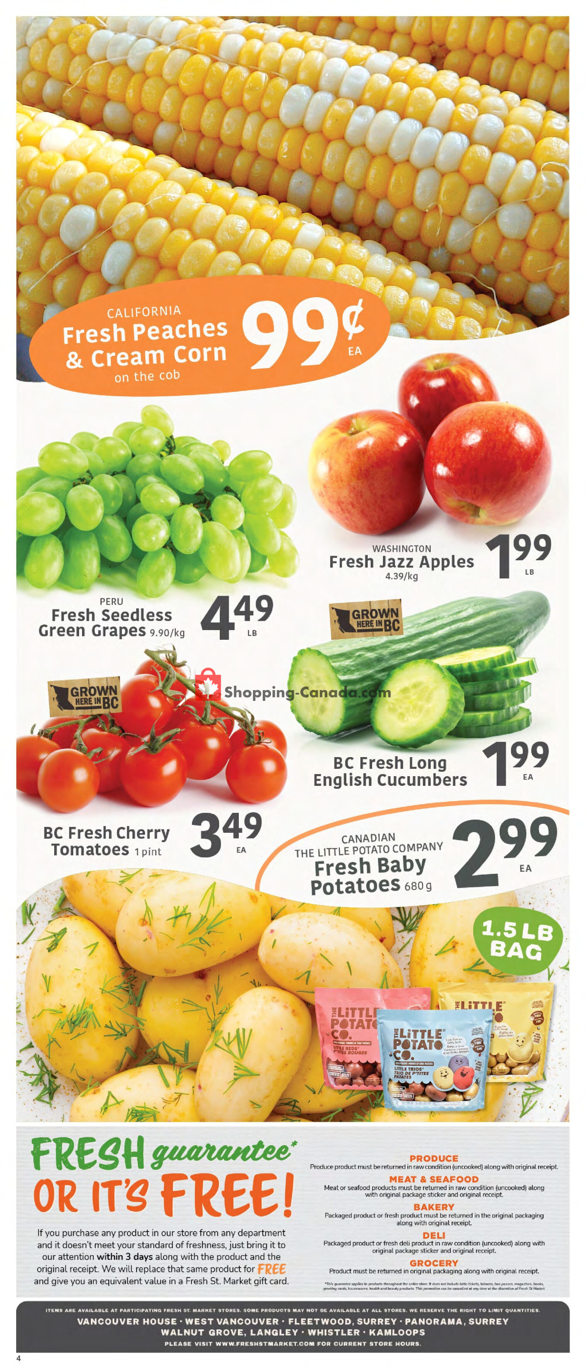 Fresh St. Market flyer from Friday April 19, 2024 to Thursday April 25, 2024 - page 4