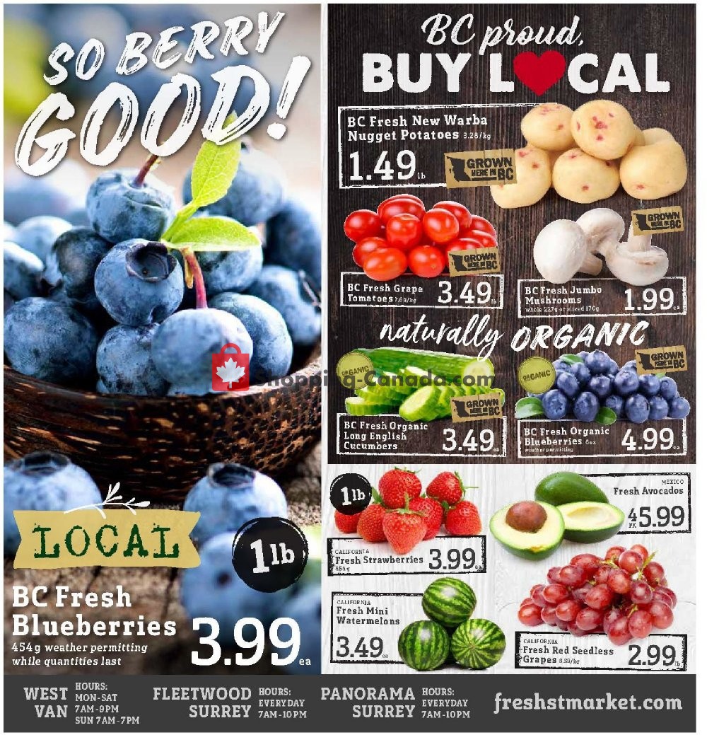 Fresh St. Market flyer from Friday July 19, 2019 to Thursday July 25, 2019 - page 8