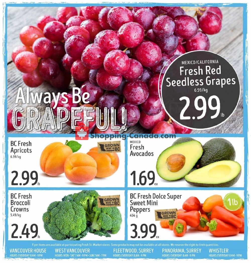 Fresh St. Market flyer from Friday July 3, 2020 to Thursday July 9, 2020 - page 4