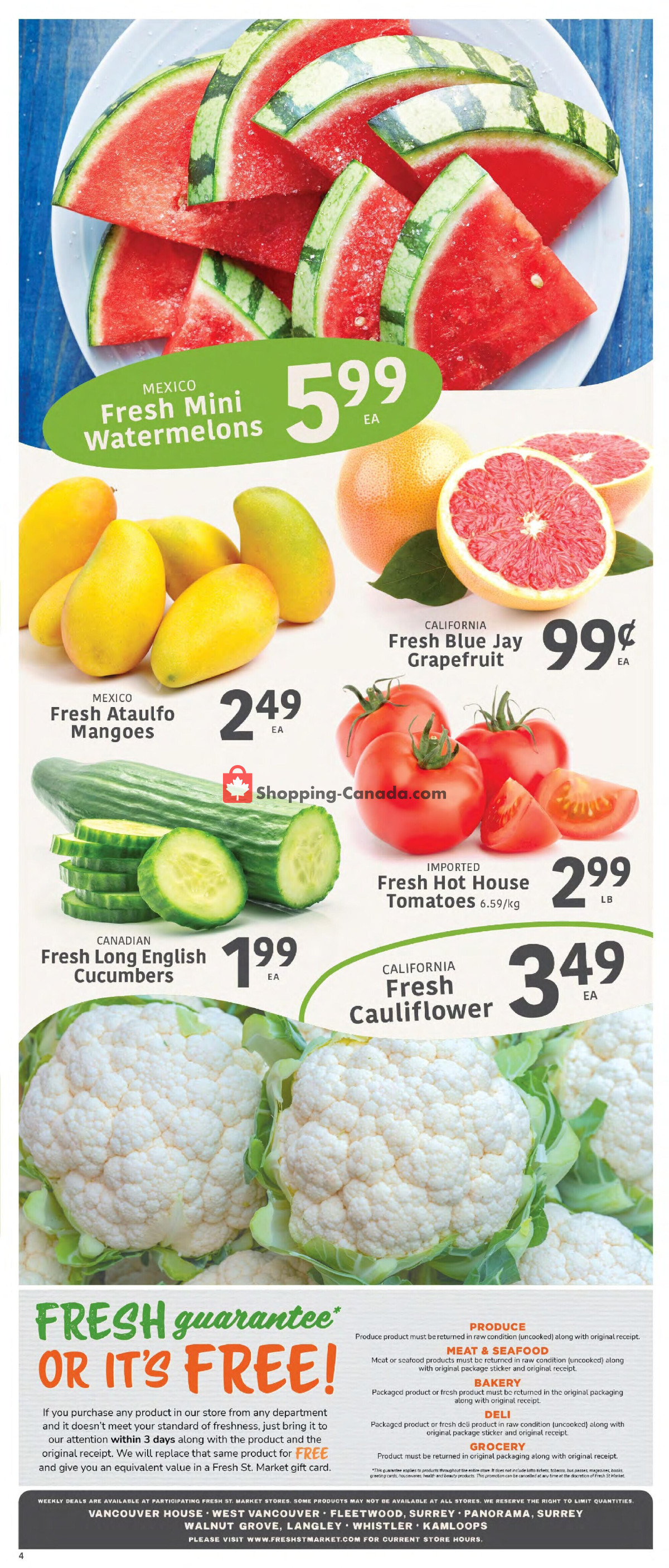 Fresh St. Market flyer from Friday March 15, 2024 to Thursday March 21, 2024 - page 4