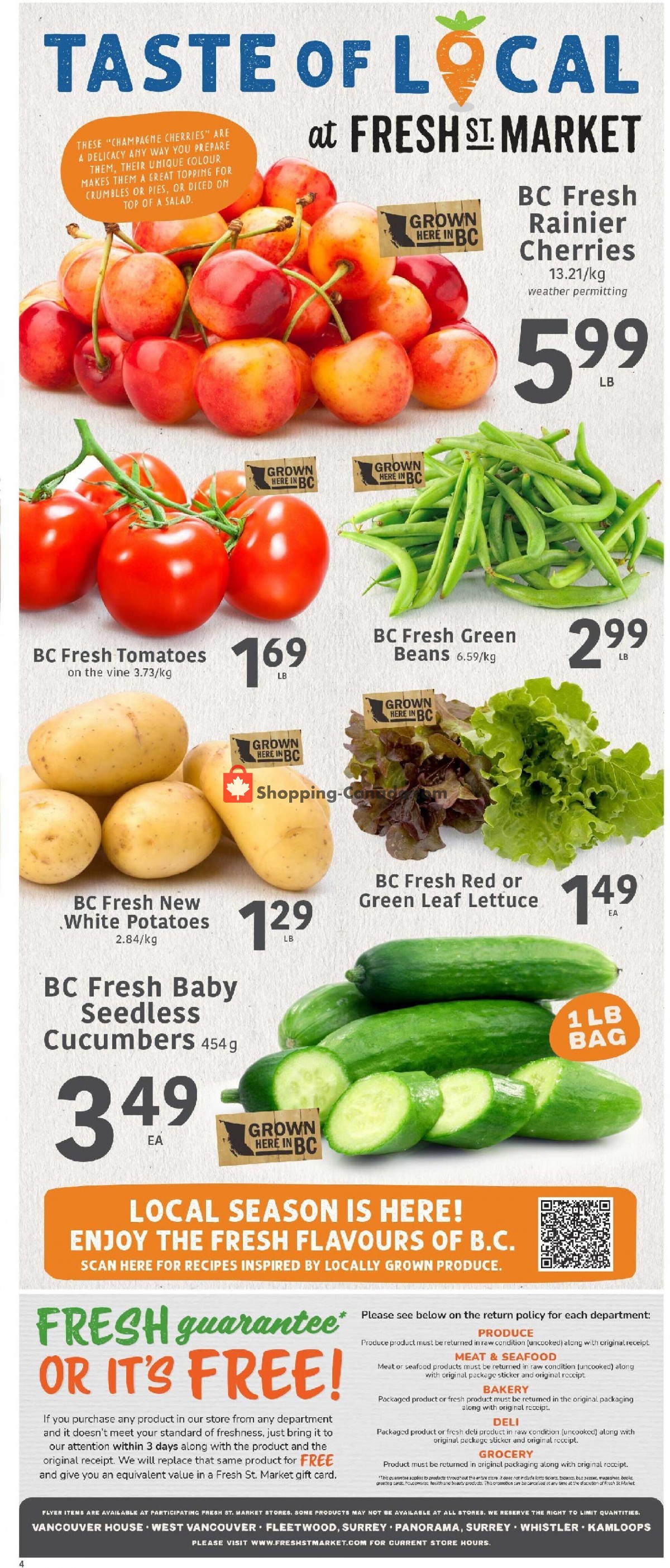 Fresh St. Market flyer from Friday July 16, 2021 to Thursday July 22, 2021 - page 4