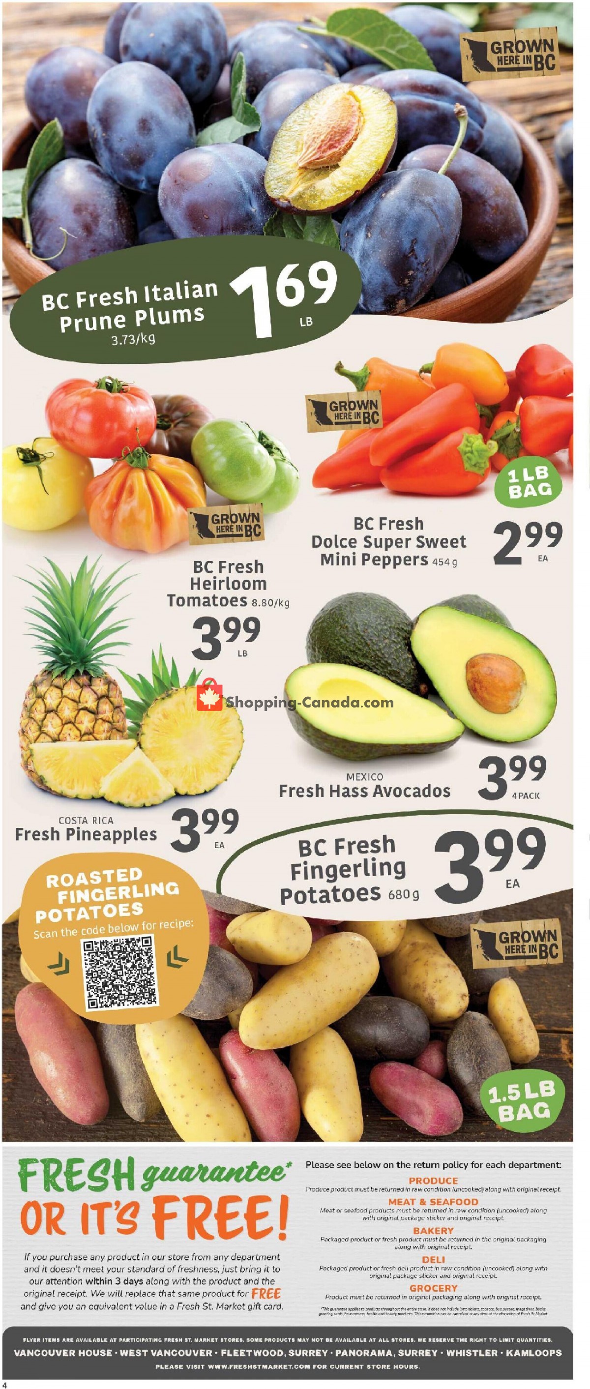 Fresh St. Market flyer from Friday September 10, 2021 to Thursday September 16, 2021 - page 4