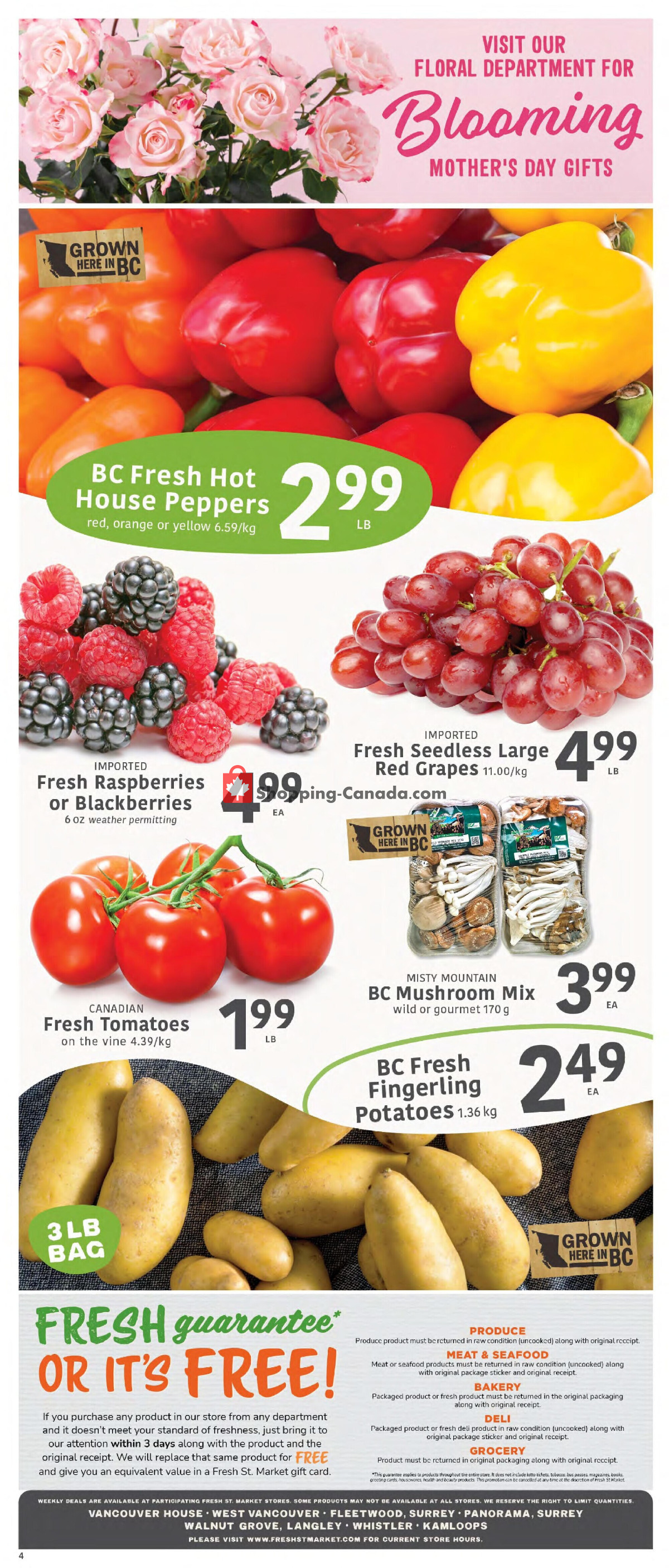 Fresh St. Market flyer from Friday May 10, 2024 to Thursday May 16, 2024 - page 4