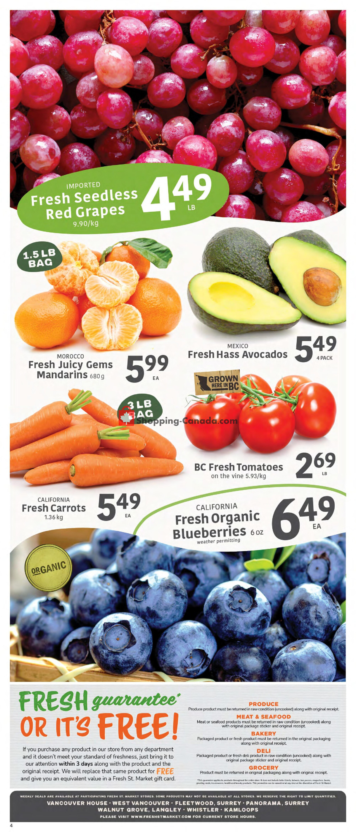 Fresh St. Market flyer from Friday April 26, 2024 to Thursday May 2, 2024 - page 4