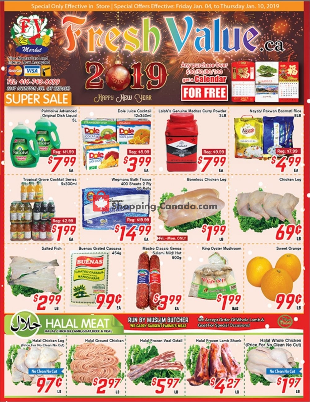 Fresh Value flyer from Friday January 4, 2019 to Thursday January 10, 2019 - page 1