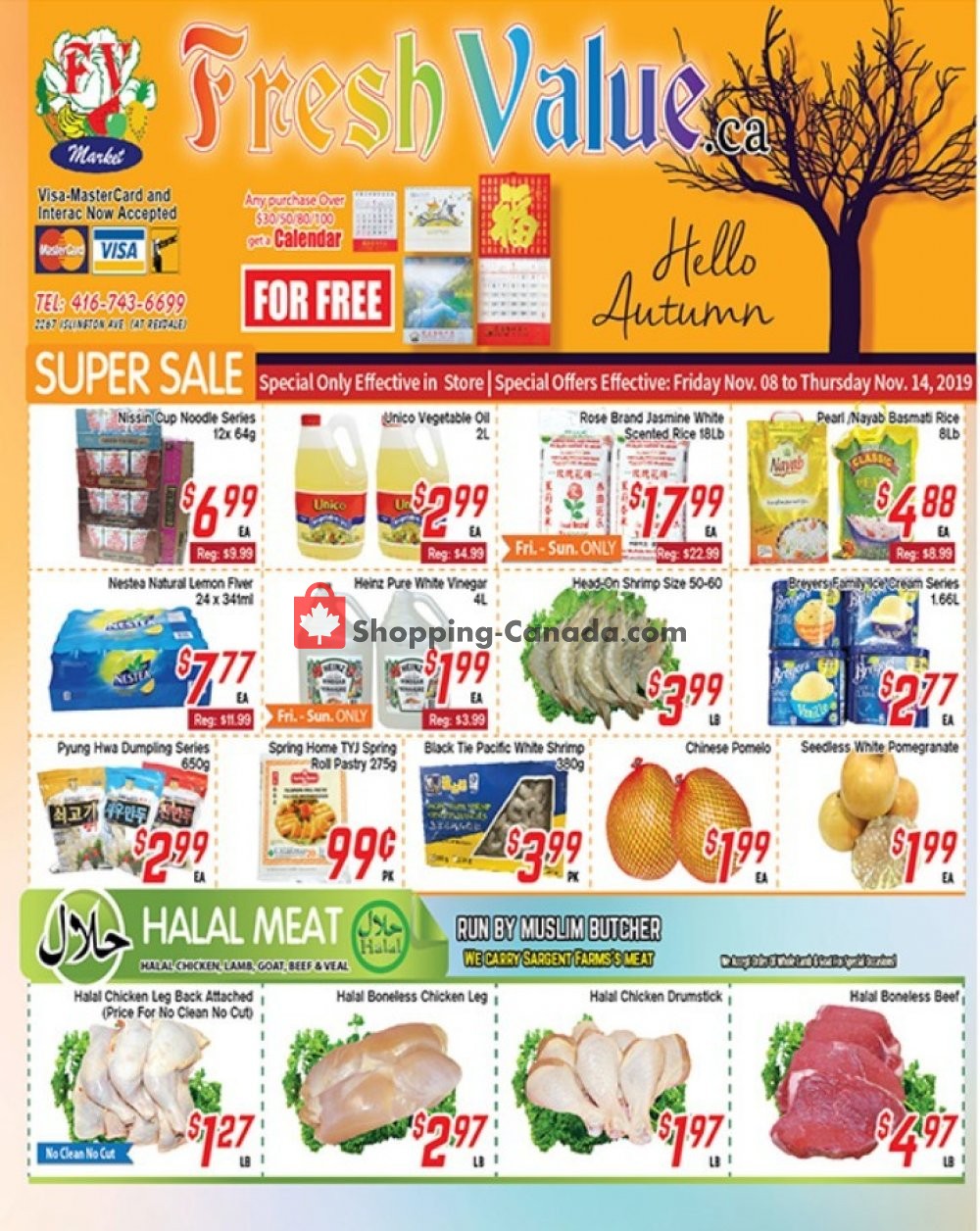 Fresh Value flyer from Friday November 8, 2019 to Thursday November 14, 2019 - page 1