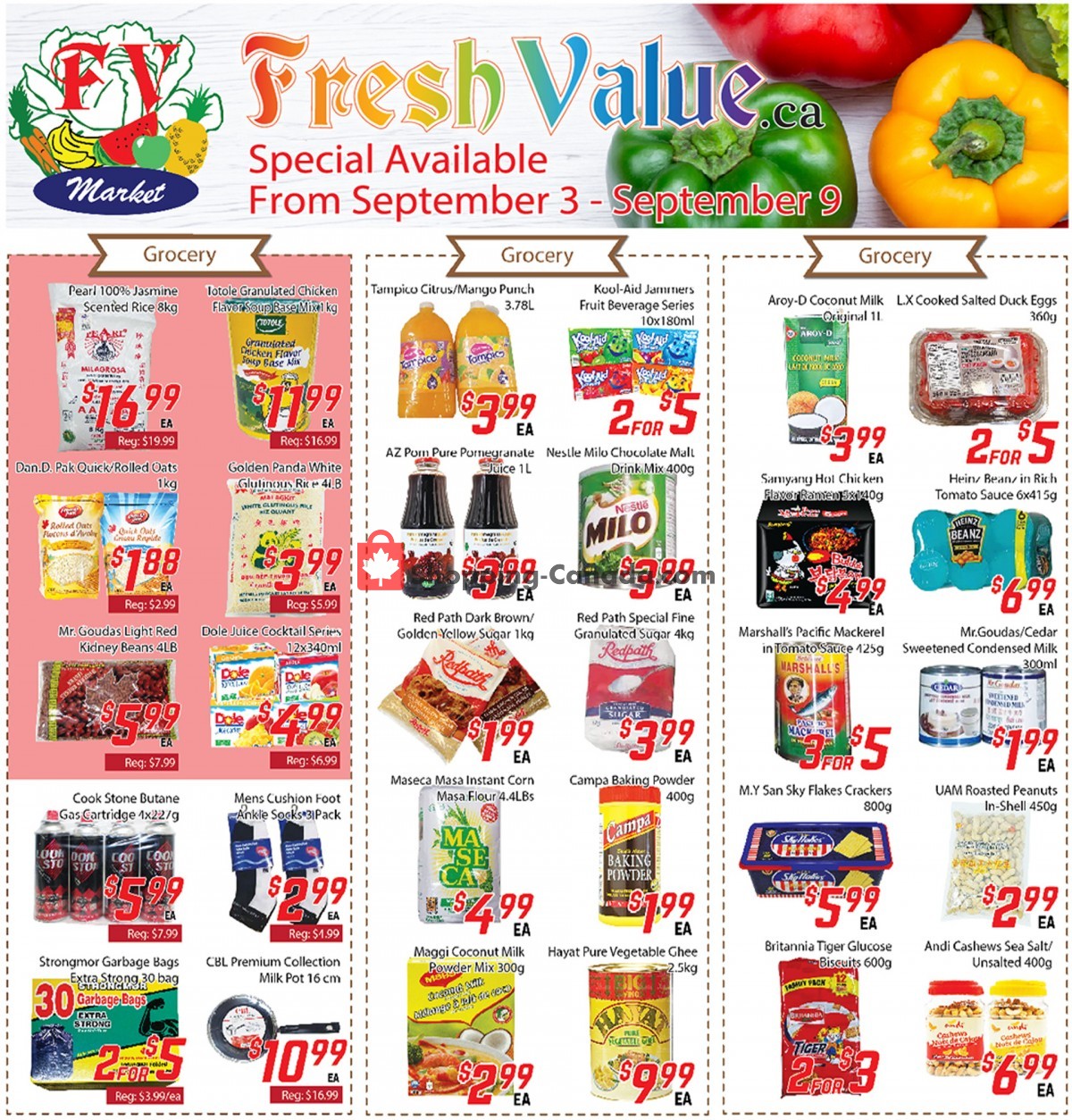 Fresh Value flyer from Friday September 3, 2021 to Thursday September 9, 2021 - page 1