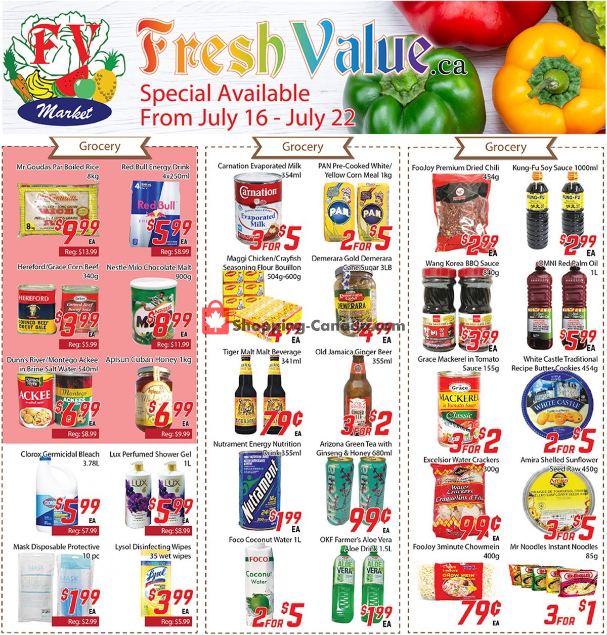 Fresh Value flyer from Friday July 16, 2021 to Thursday July 22, 2021 - page 1
