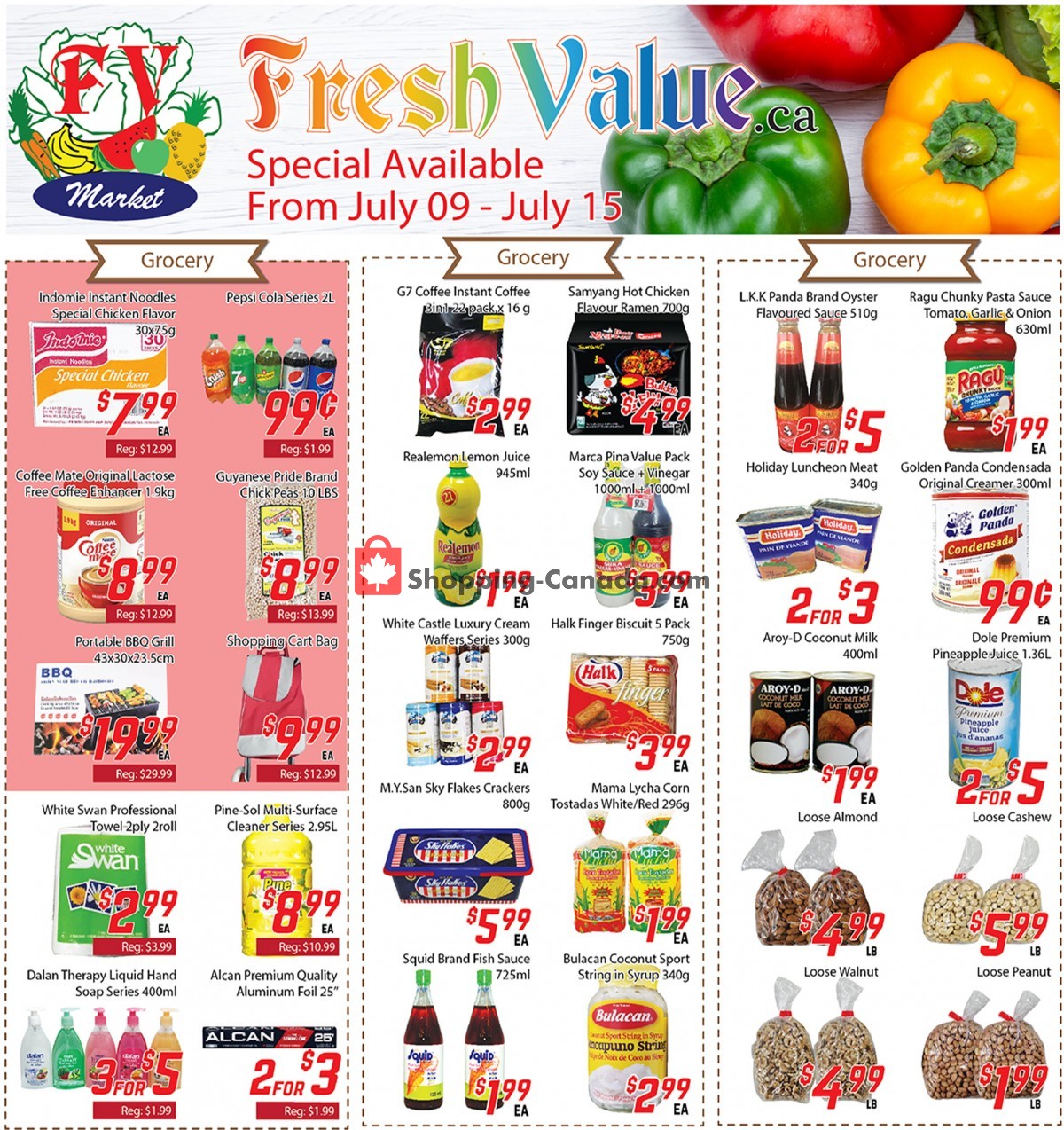 Fresh Value flyer from Friday July 9, 2021 to Thursday July 15, 2021 - page 1