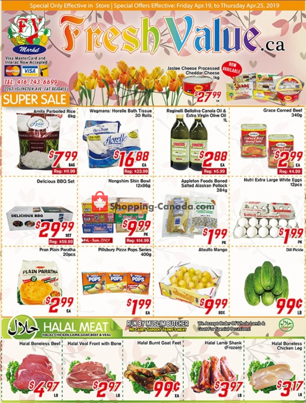 Fresh Value flyer from Friday April 19, 2019 to Thursday April 25, 2019 - page 1