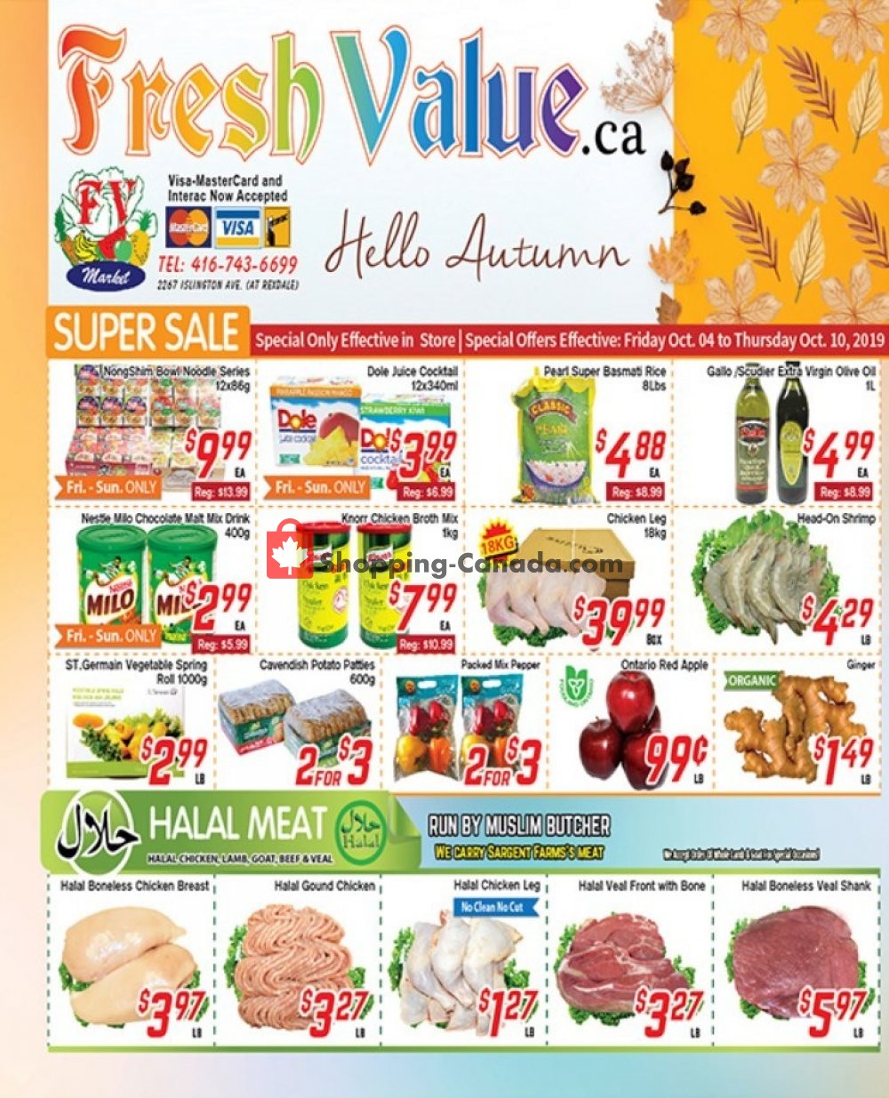 Fresh Value flyer from Friday October 4, 2019 to Thursday October 10, 2019 - page 1