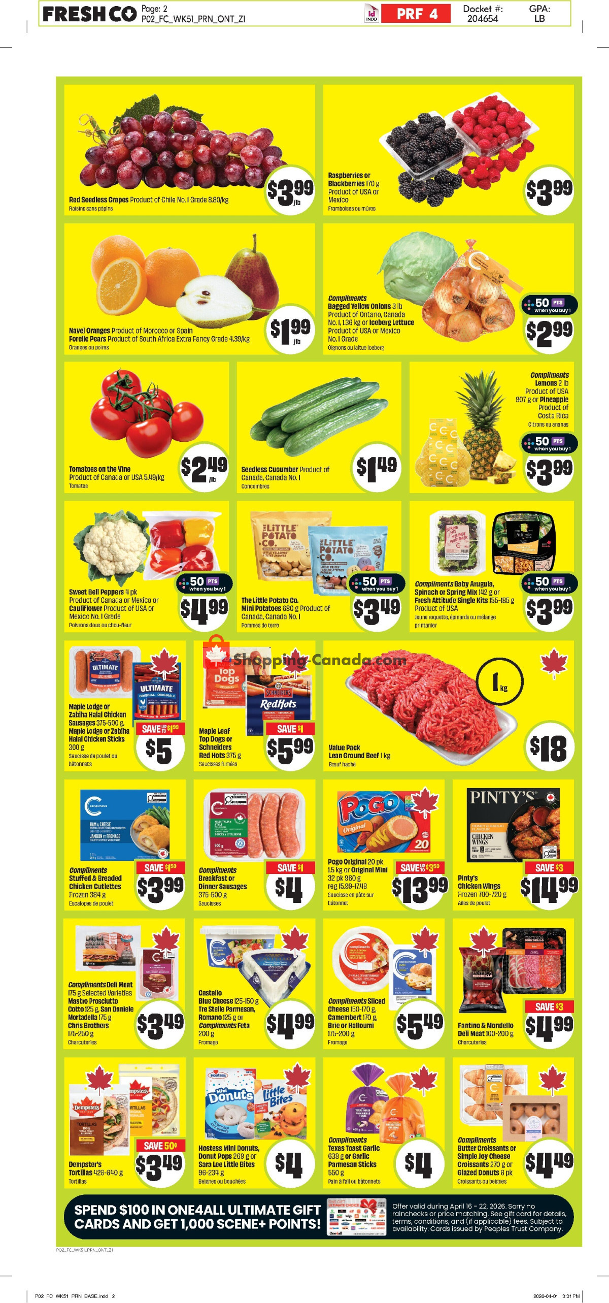 FreshCo flyer from Thursday April 16, 2026 to Wednesday April 22, 2026 - page 4