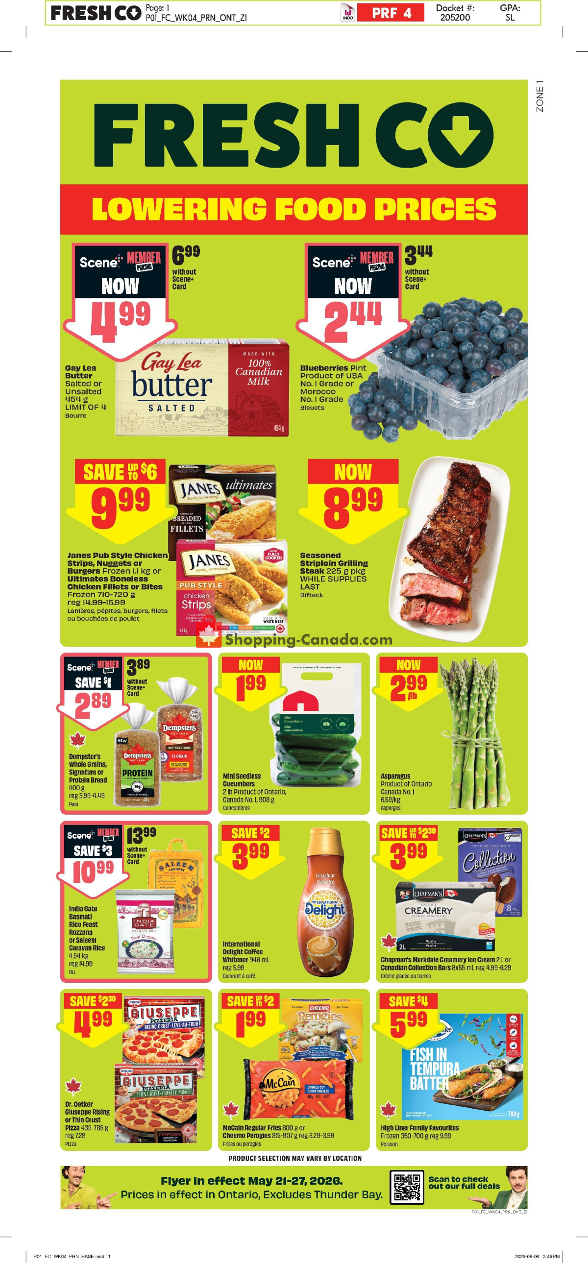 FreshCo flyer from Thursday May 21, 2026 to Wednesday May 27, 2026 - page 1