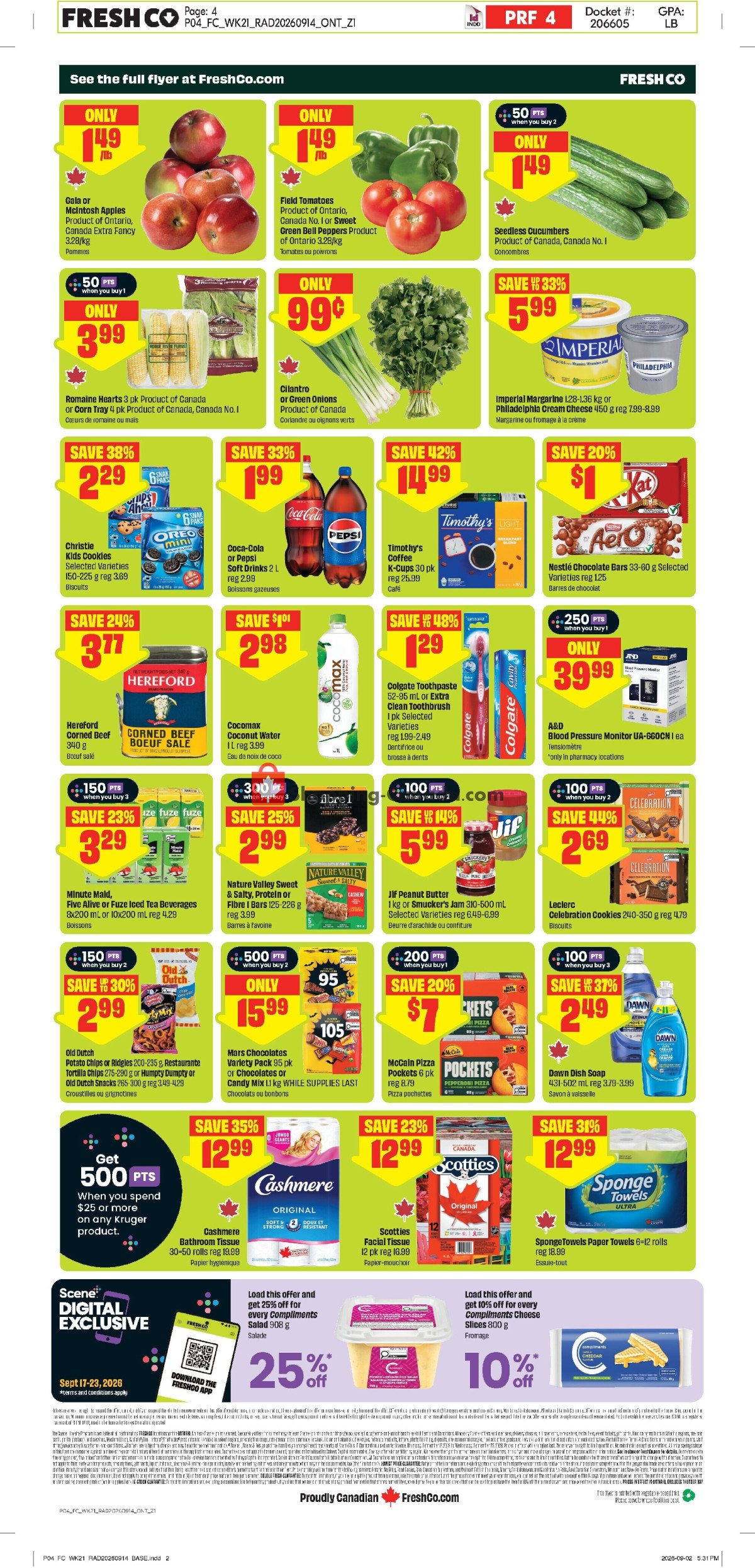 FreshCo flyer from Thursday September 17, 2026 to Wednesday September 23, 2026 - page 2