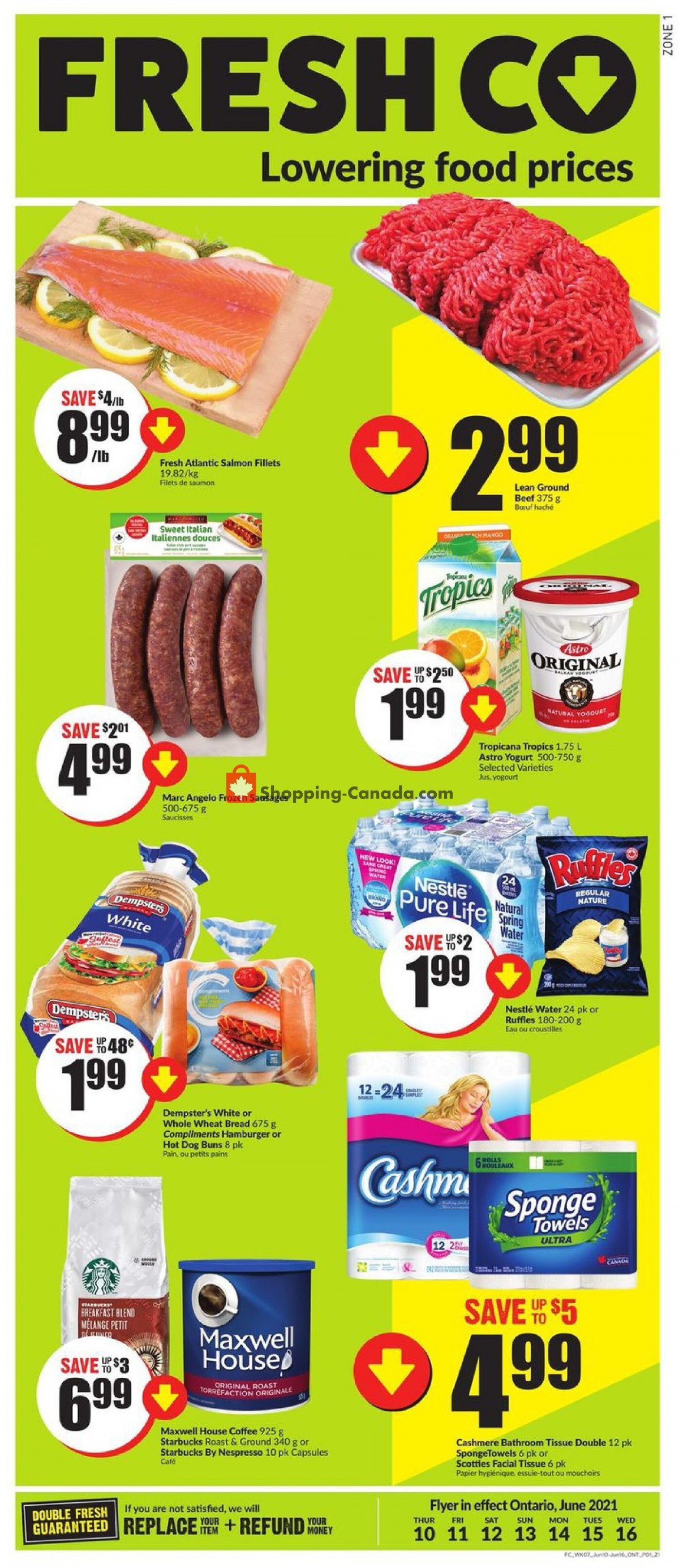 FreshCo flyer from Thursday June 10, 2021 to Wednesday June 16, 2021 - page 1