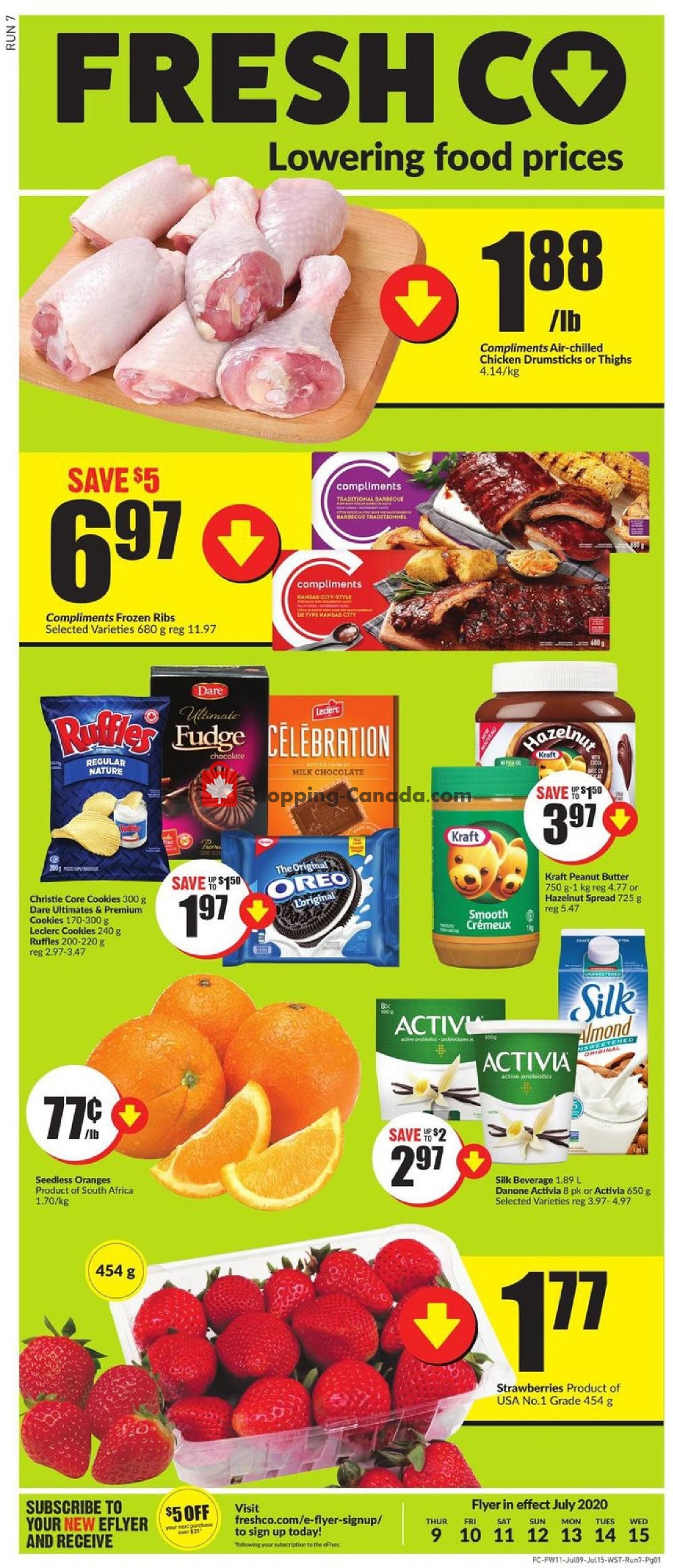 FreshCo flyer from Thursday July 9, 2020 to Wednesday July 15, 2020 - page 1
