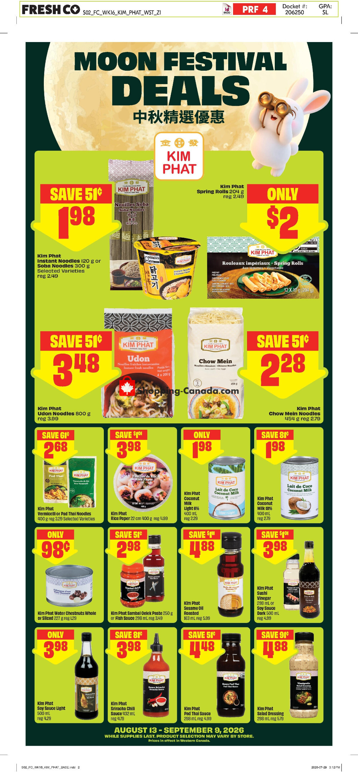 FreshCo flyer from Thursday August 13, 2026 to Wednesday September 9, 2026 - page 2