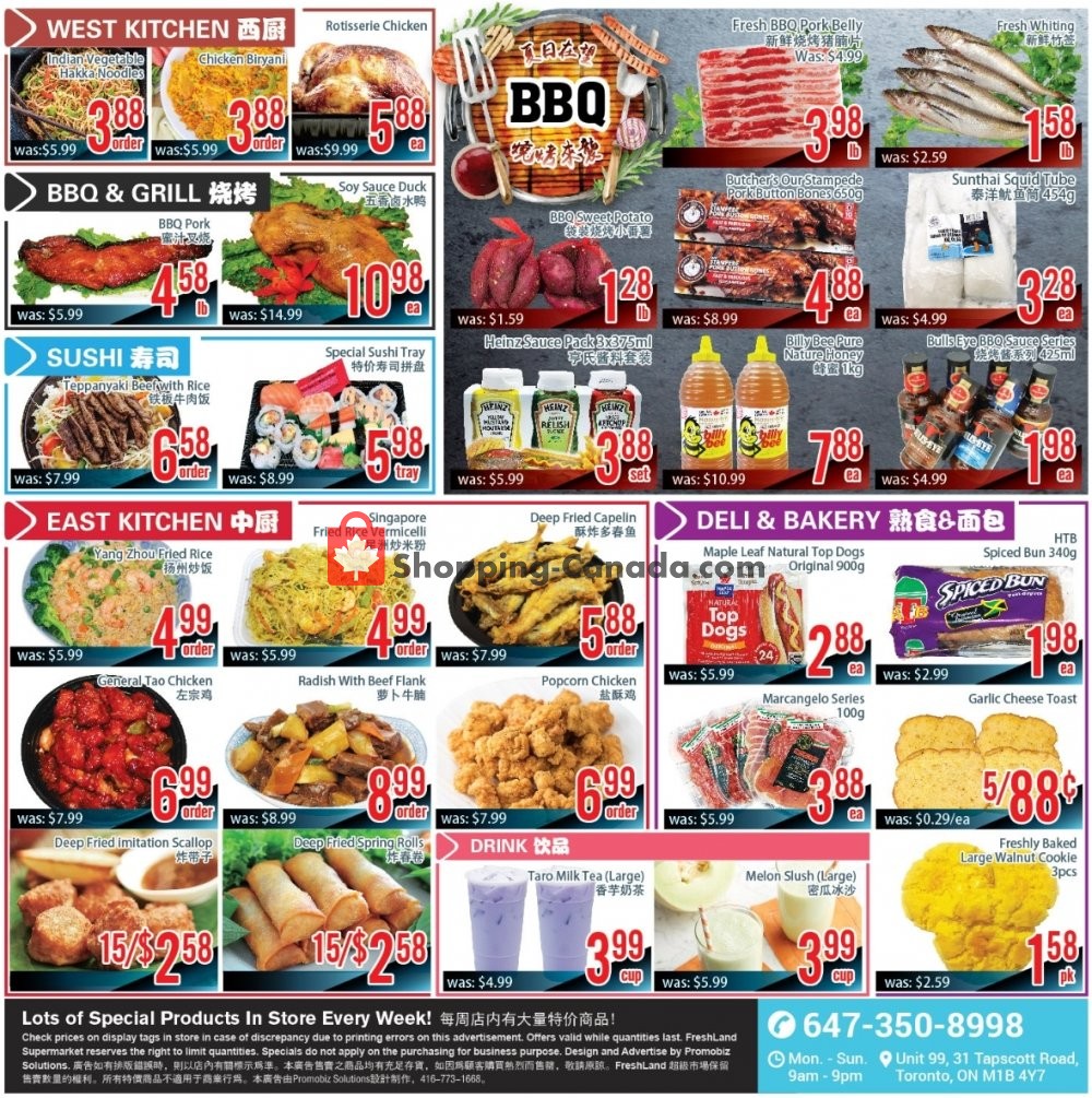 FreshLand Supermarket flyer from Friday September 6, 2019 to Thursday September 12, 2019 - page 2