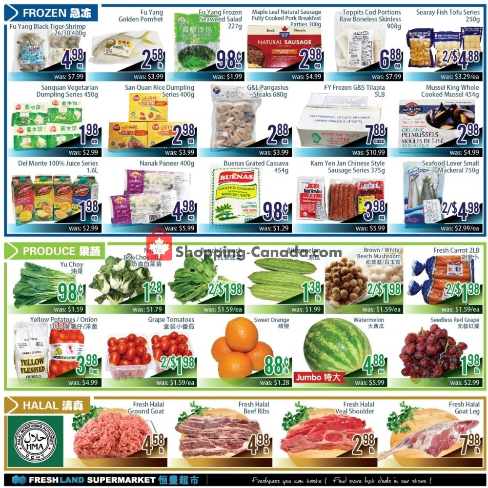 FreshLand Supermarket flyer from Friday September 6, 2019 to Thursday September 12, 2019 - page 3