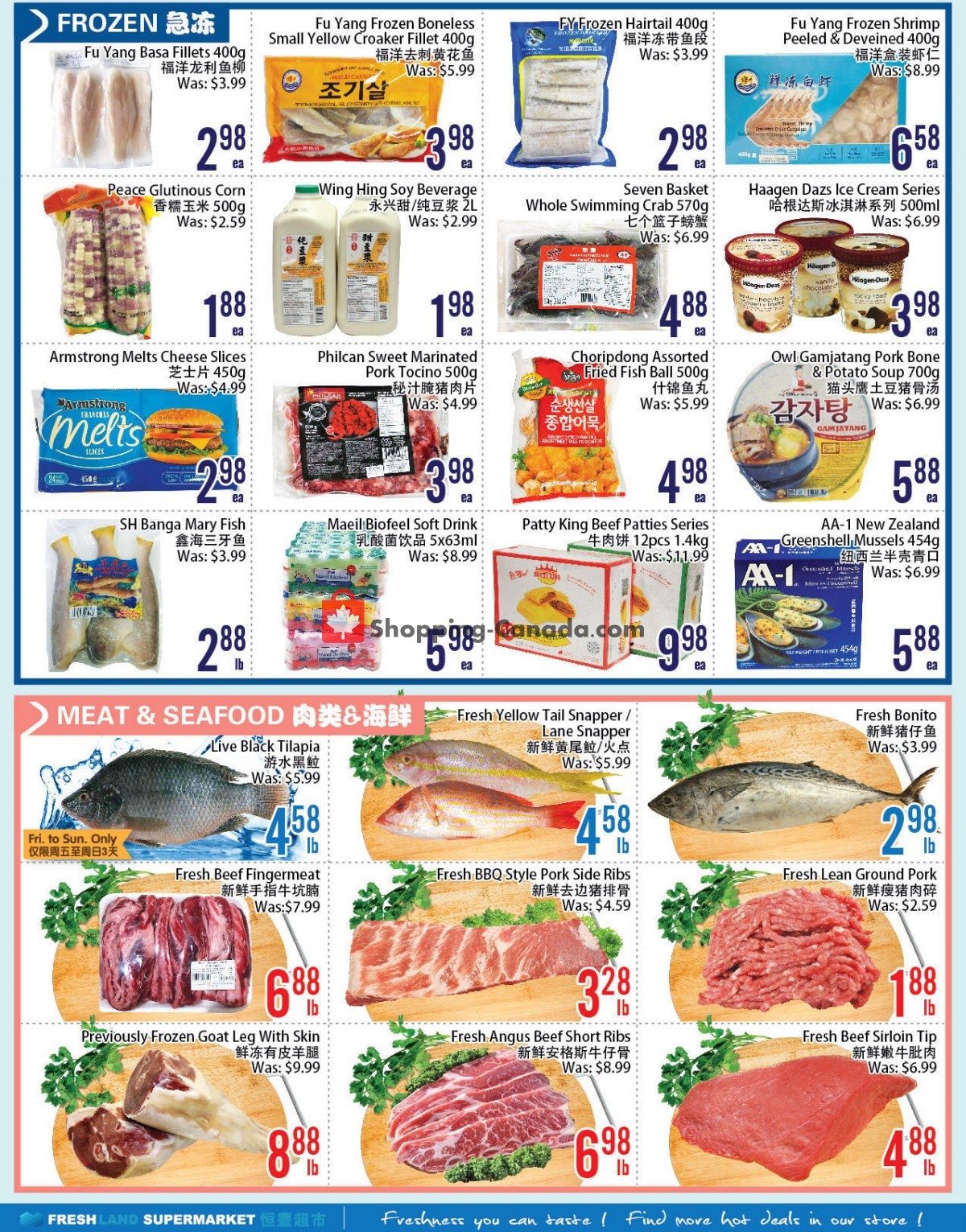 FreshLand Supermarket flyer from Friday June 17, 2022 to Thursday June 23, 2022 - page 4