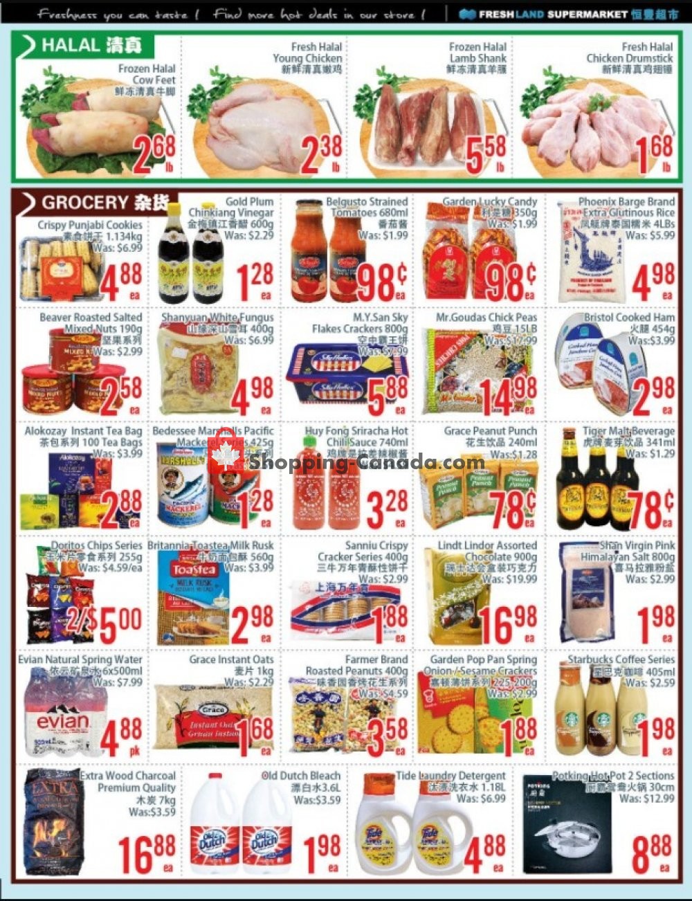 FreshLand Supermarket flyer from Friday October 16, 2020 to Thursday October 22, 2020 - page 4