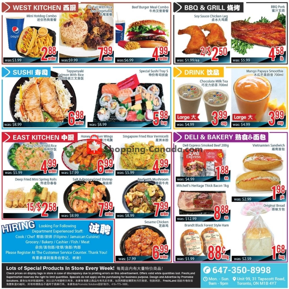 FreshLand Supermarket flyer from Friday October 4, 2019 to Thursday October 10, 2019 - page 2