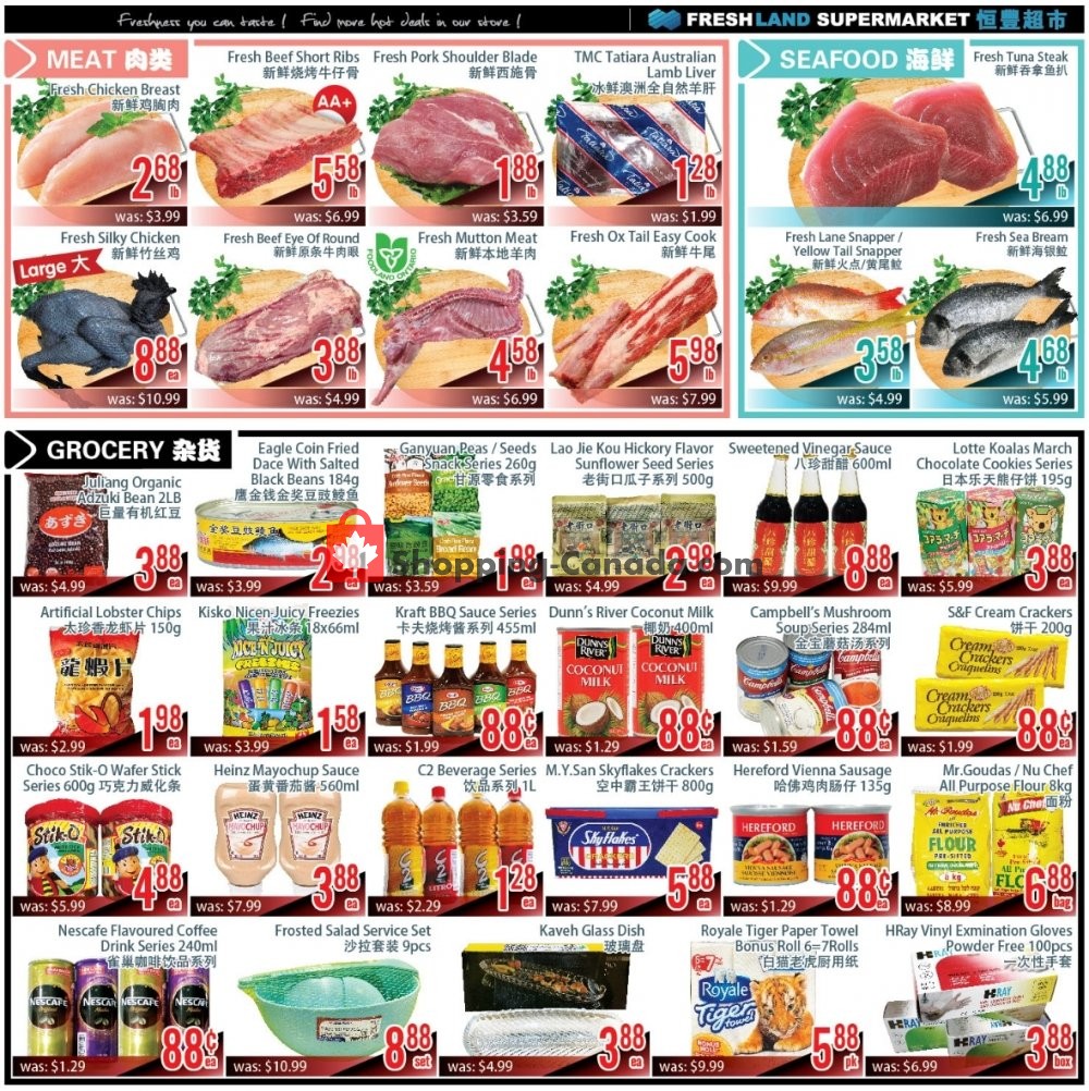 FreshLand Supermarket flyer from Friday October 4, 2019 to Thursday October 10, 2019 - page 4