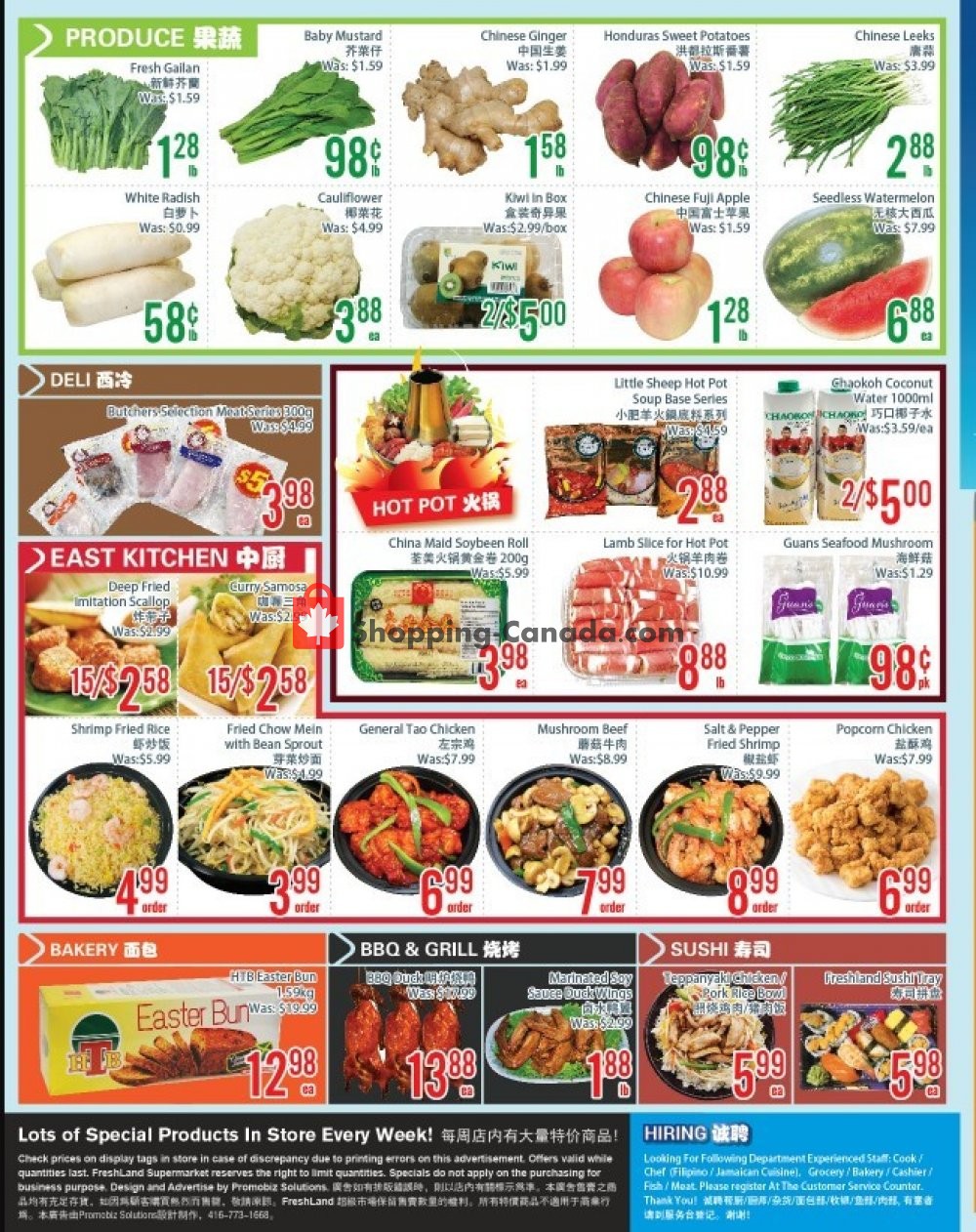 FreshLand Supermarket flyer from Friday April 24, 2020 to Thursday April 30, 2020 - page 2