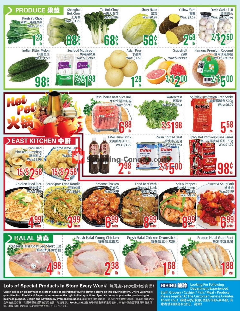 FreshLand Supermarket flyer from Friday January 15, 2021 to Thursday January 21, 2021 - page 1