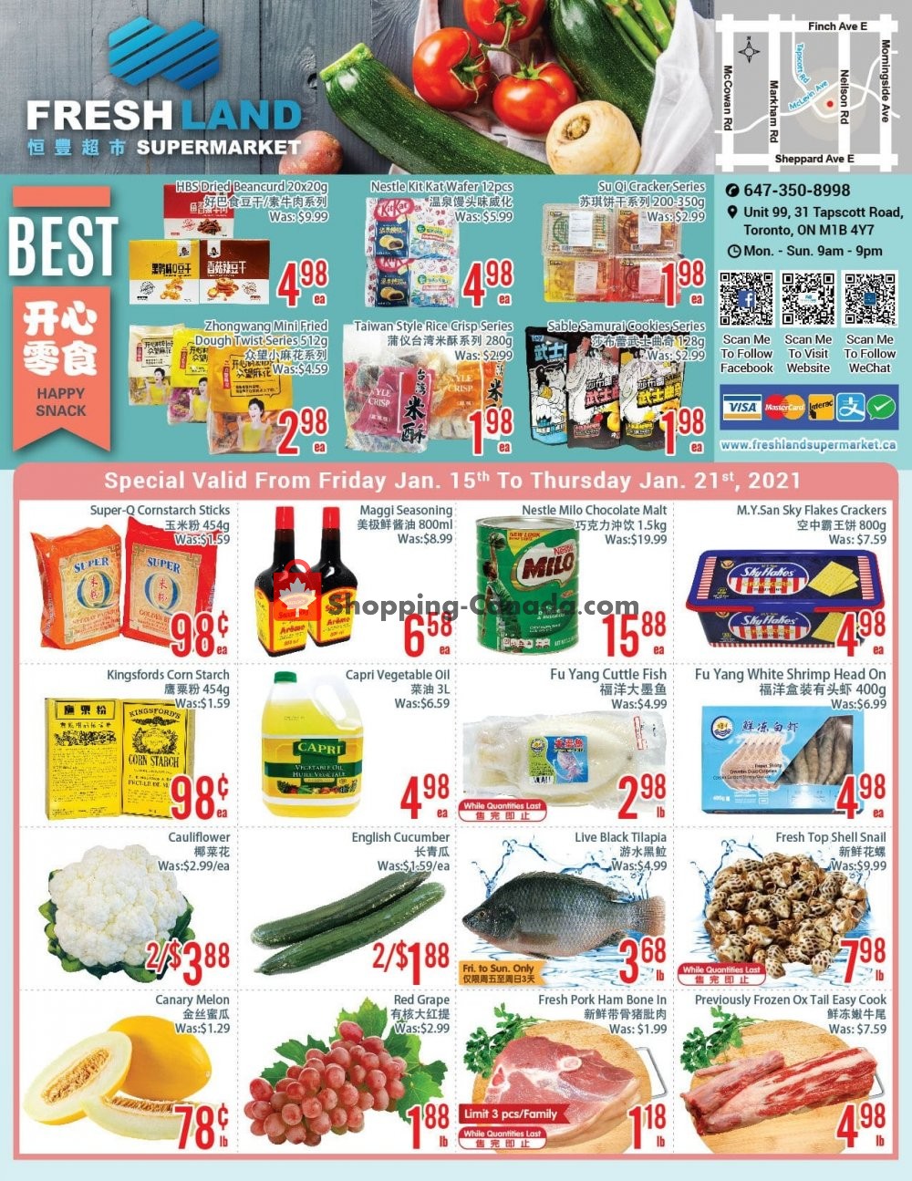 FreshLand Supermarket flyer from Friday January 15, 2021 to Thursday January 21, 2021 - page 2