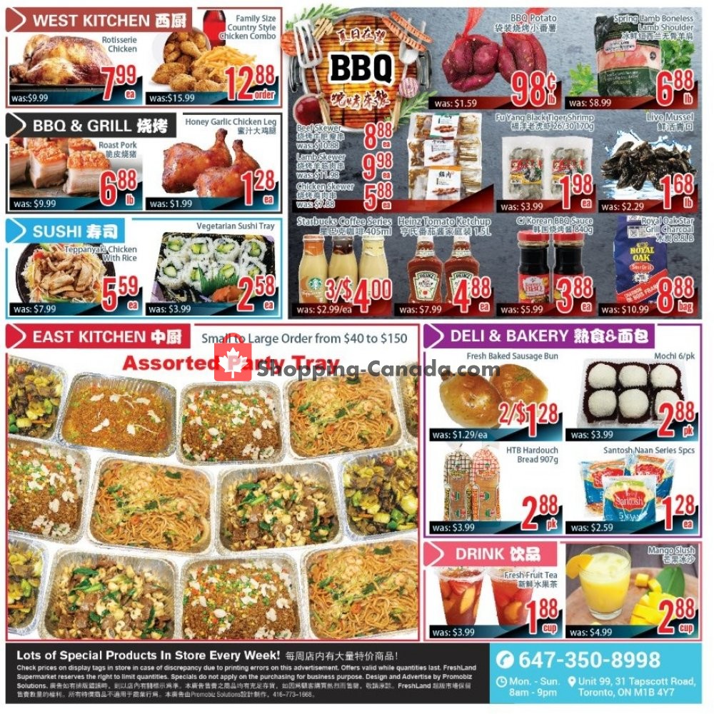 FreshLand Supermarket flyer from Friday July 19, 2019 to Thursday July 25, 2019 - page 2