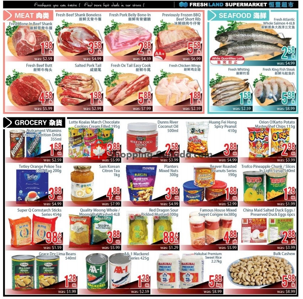 FreshLand Supermarket flyer from Friday July 19, 2019 to Thursday July 25, 2019 - page 4