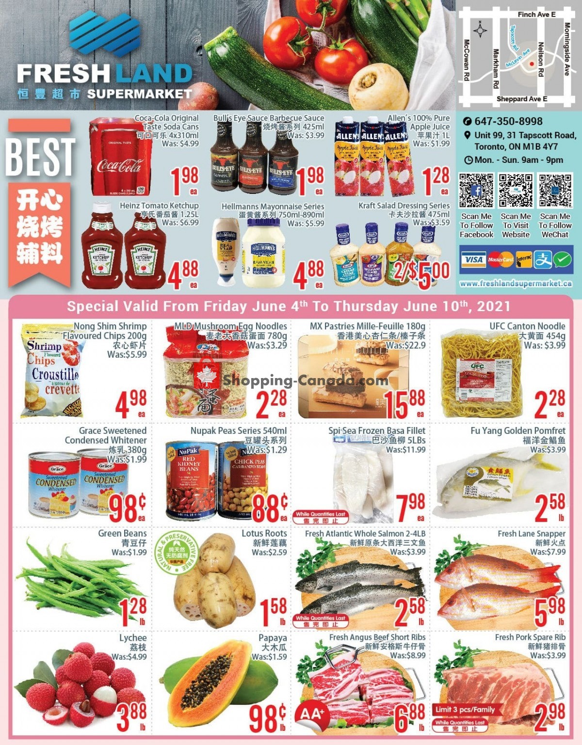 FreshLand Supermarket flyer from Friday June 4, 2021 to Thursday June 10, 2021 - page 2