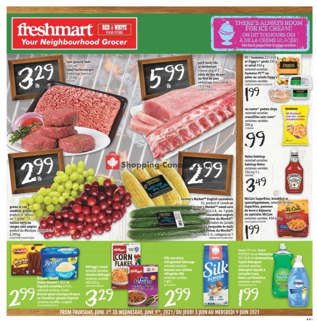 Freshmart flyer from Thursday June 3, 2021 to Wednesday June 9, 2021 - page 1