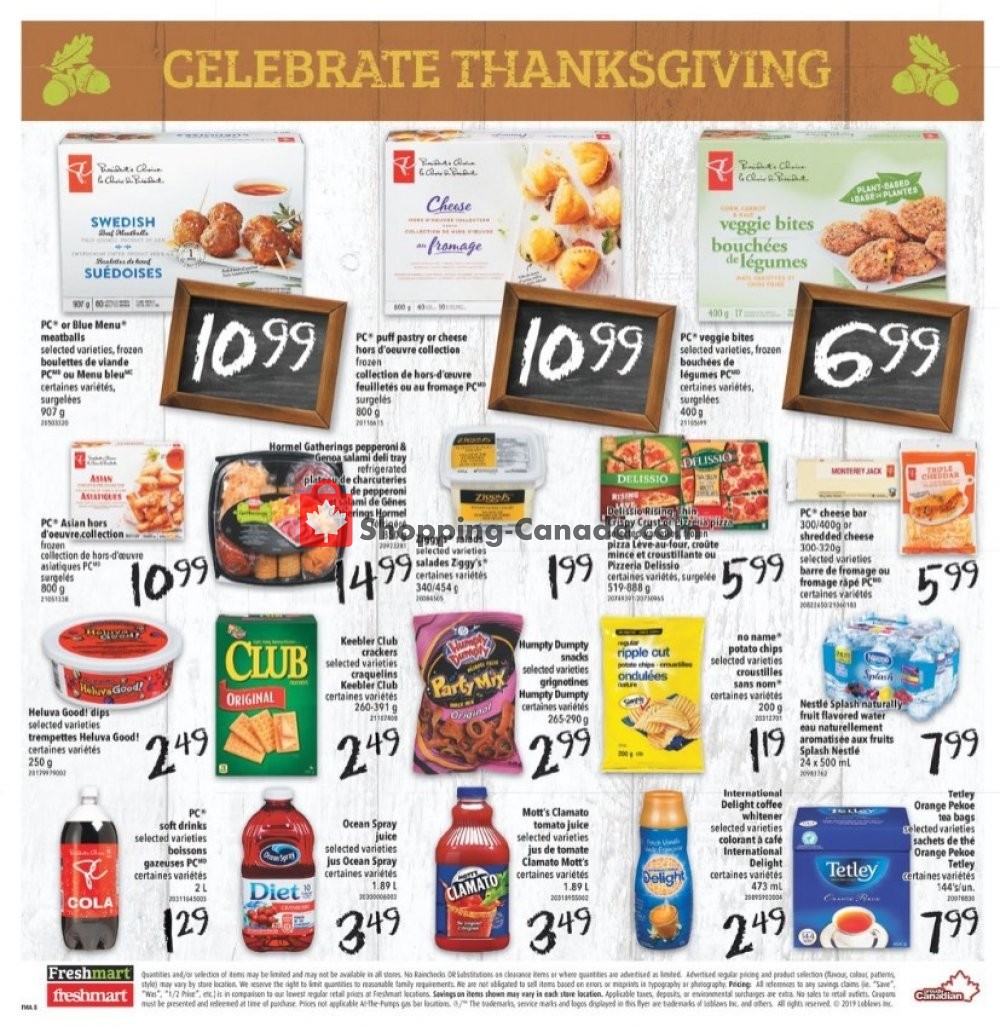 Freshmart flyer from Thursday October 3, 2019 to Wednesday October 9, 2019 - page 8