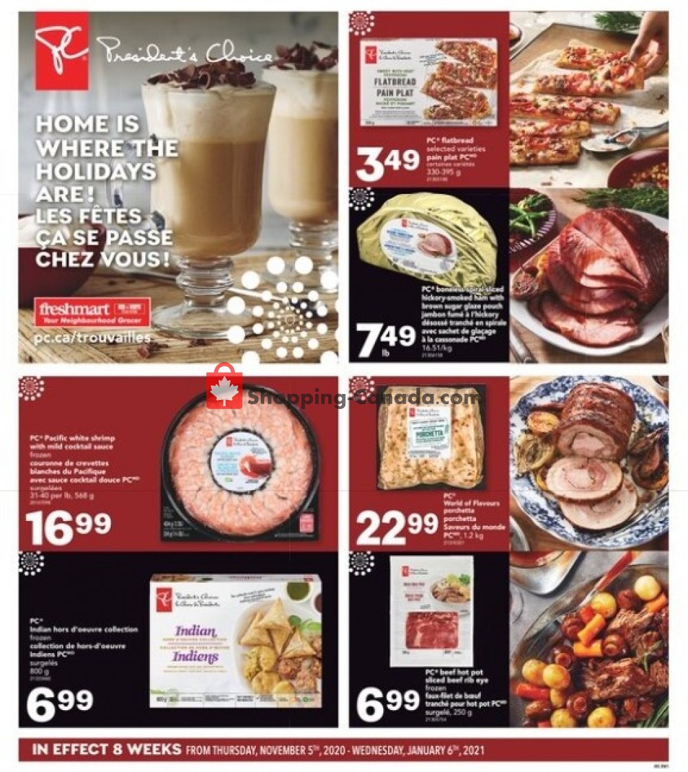 Freshmart Canada, flyer - (Home Is Where The Holidays Are ...