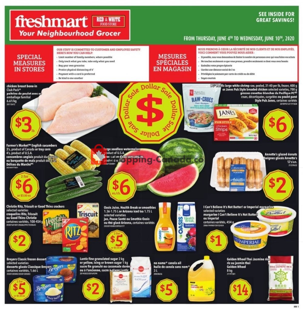 Freshmart flyer from Thursday June 4, 2020 to Wednesday June 10, 2020 - page 1