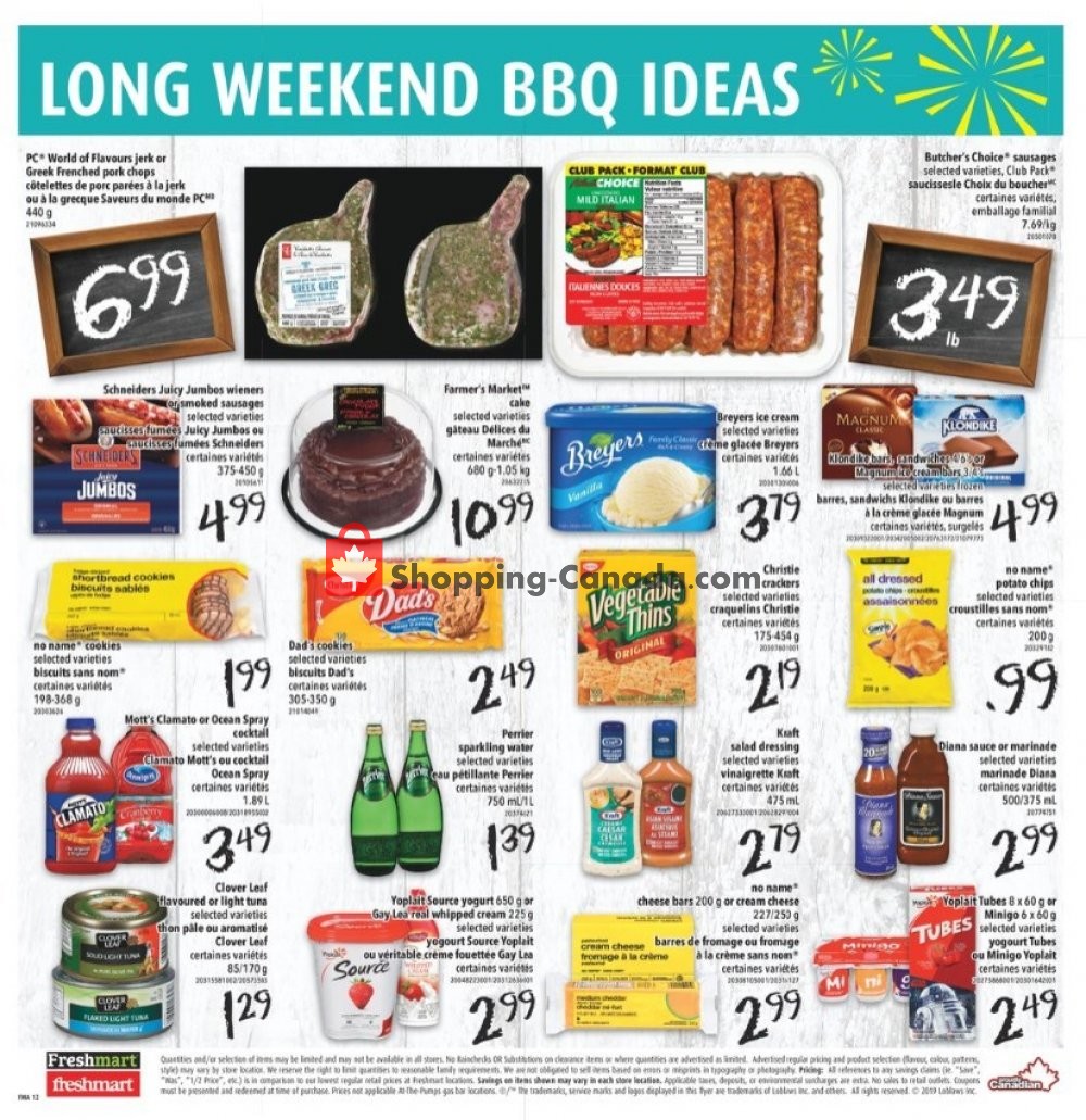 Freshmart flyer from Thursday May 16, 2019 to Wednesday May 22, 2019 - page 12