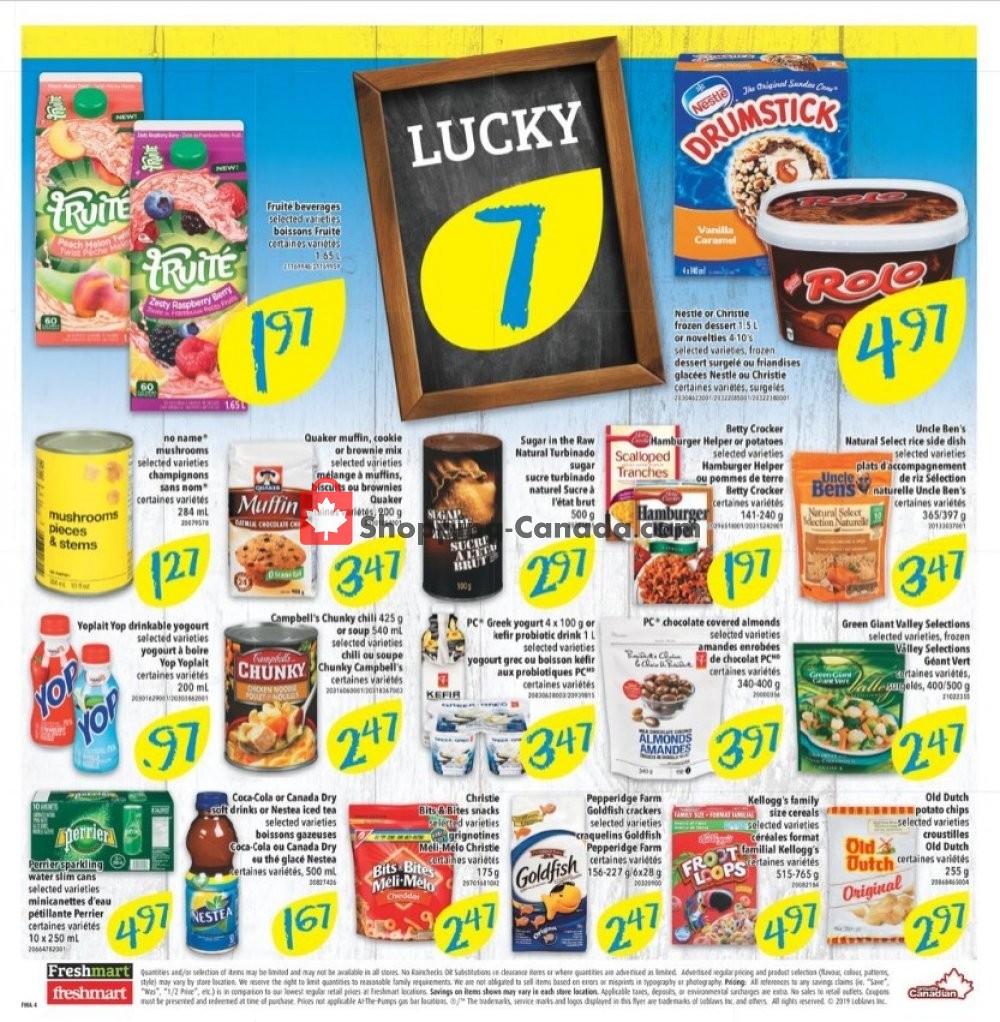 Freshmart flyer from Thursday July 11, 2019 to Wednesday July 17, 2019 - page 4
