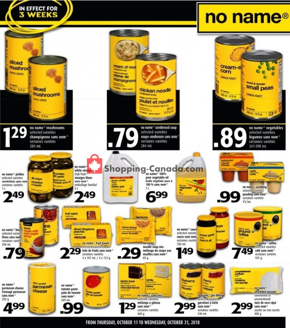 Freshmart flyer from Thursday October 11, 2018 to Wednesday October 31, 2018 - page 2